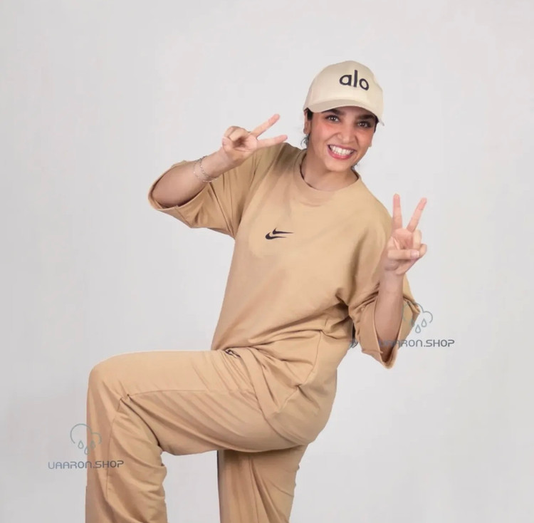 ست تیشرت و شلوار گلکسی زنانه