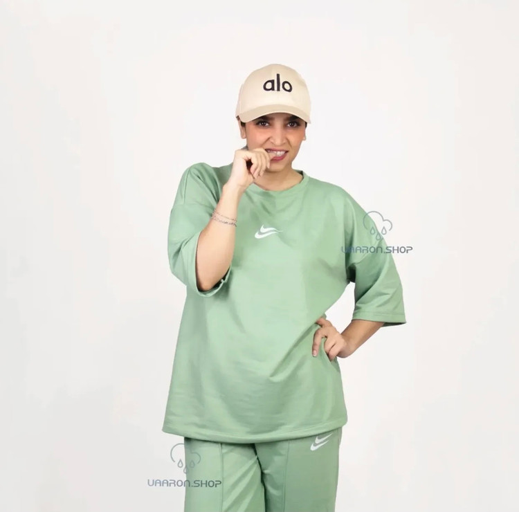 ست تیشرت و شلوار گلکسی زنانه