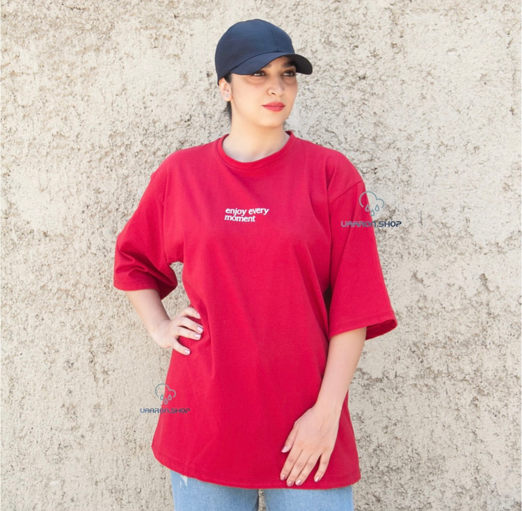 تیشرت نخی اسپرت مدل آستین سه ربع