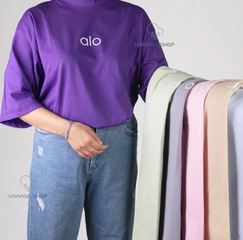 تیشرت نخی زنانه بیسیک