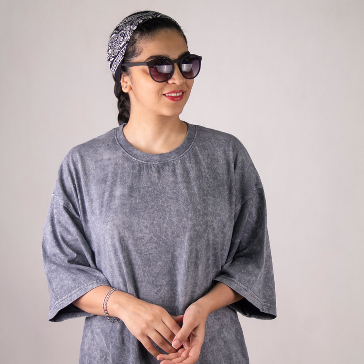 تیشرت نخی اسپرت مدل سنگشور