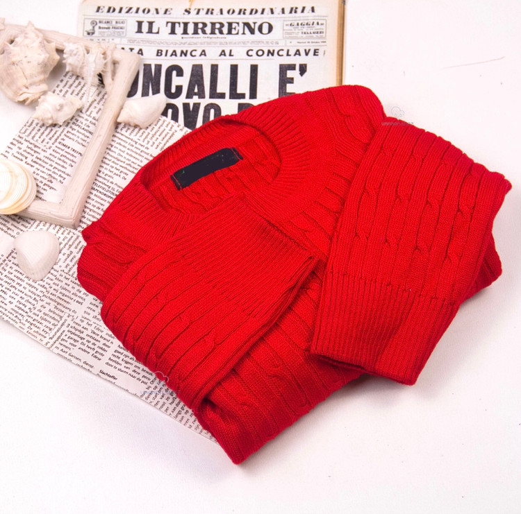 پلیور بافت زنانه قرمز