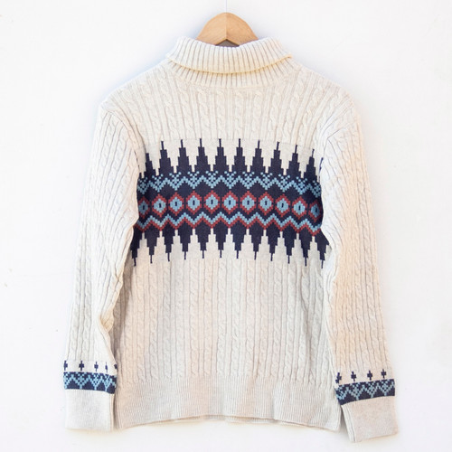 پلیور یقه اسکی بافت