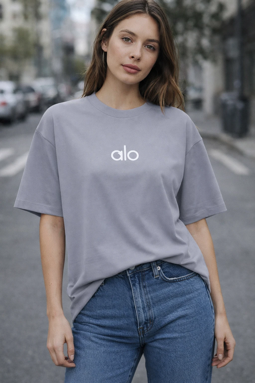 تیشرت نخی زنانه بیسیک