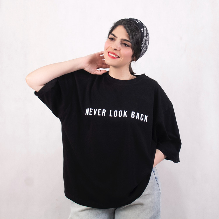 تیشرت باکسی اسپرت مدل never