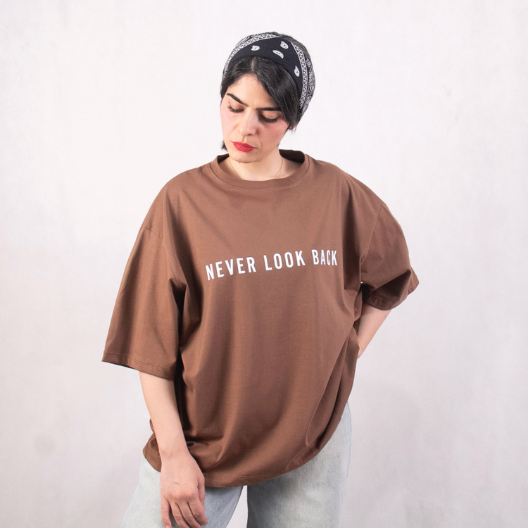 تیشرت باکسی اسپرت مدل never