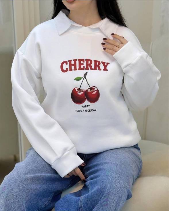 هودی پاییزه زنانه طرح Cherry