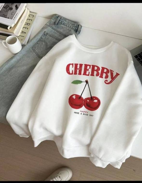 هودی پاییزه زنانه طرح Cherry